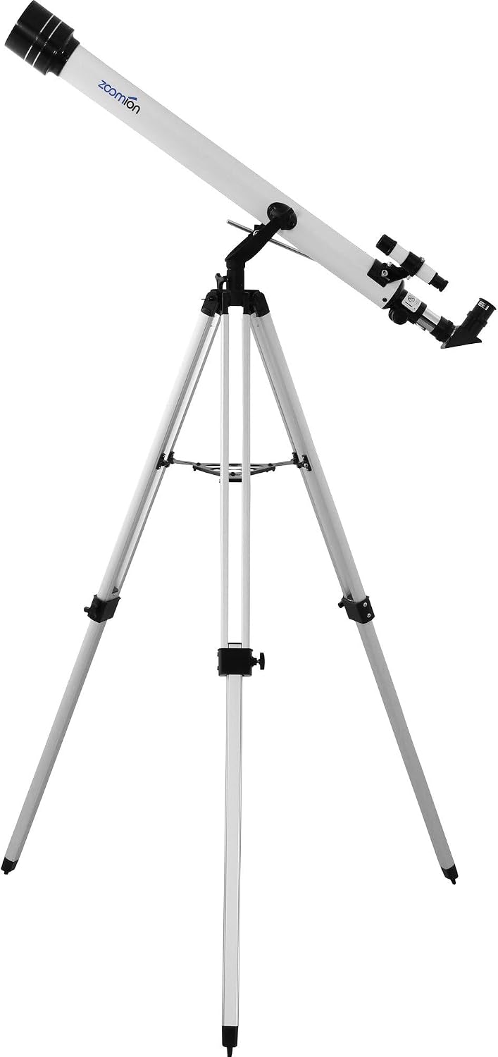 Zoomion Viking 60/900 AZ Teleskop Set für Kinder und Einsteiger in die Astronomie - Astronomisches F