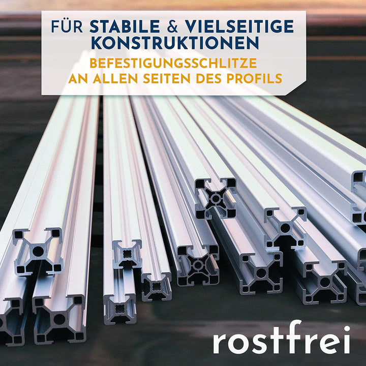 Alu Profil 30x60mm System-, Montage-, Konstruktionsprofil Nut 8