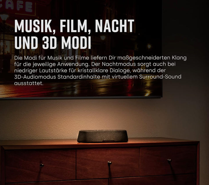 Polk Audio MagniFi Mini AX ultrakomakte TV-Soundbar mit Wireless Subwoofer, Dolby Atmos und DTS:X, H