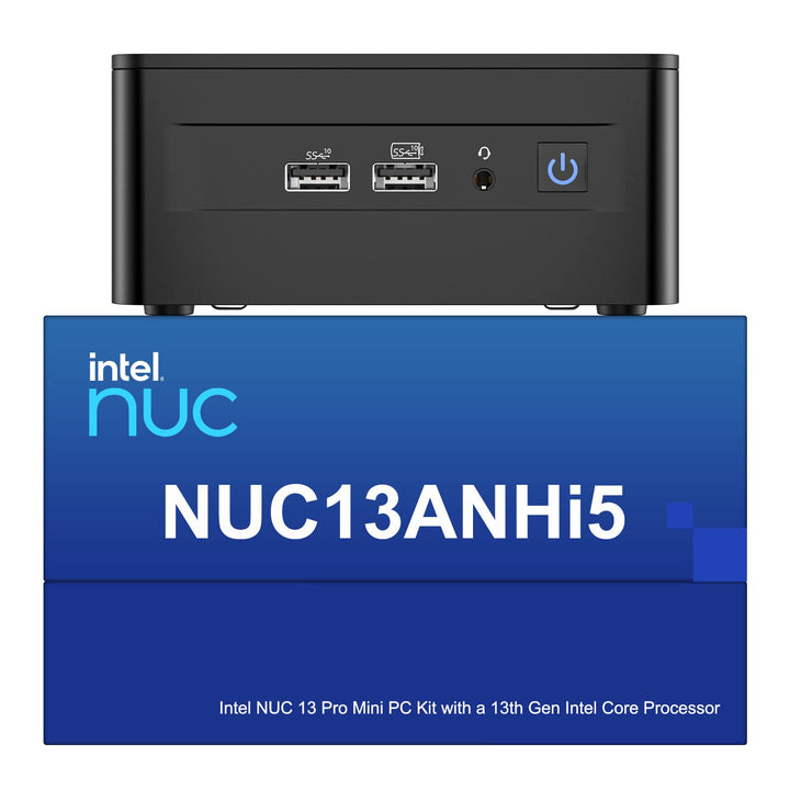 Intel NUC 13 Pro NUC13ANHi5 Arena Canyon Mini PC, Core i5-1340P, 16GB RAM, 512GB SSD, Mini Computer