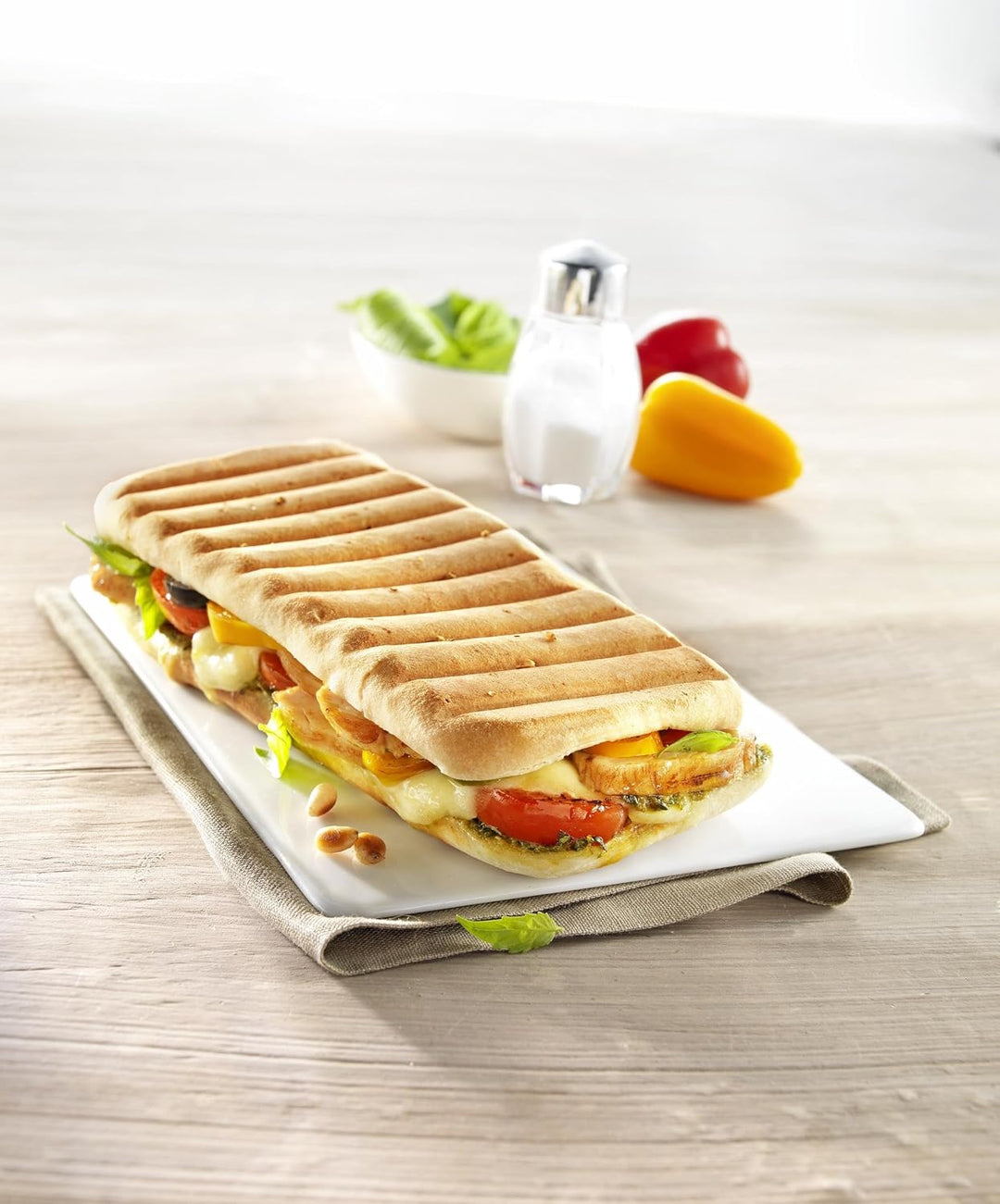 Moulinex SM156D Ultracompact Metal Sandwich-Maker, Platten mit Antihaftbeschichtung