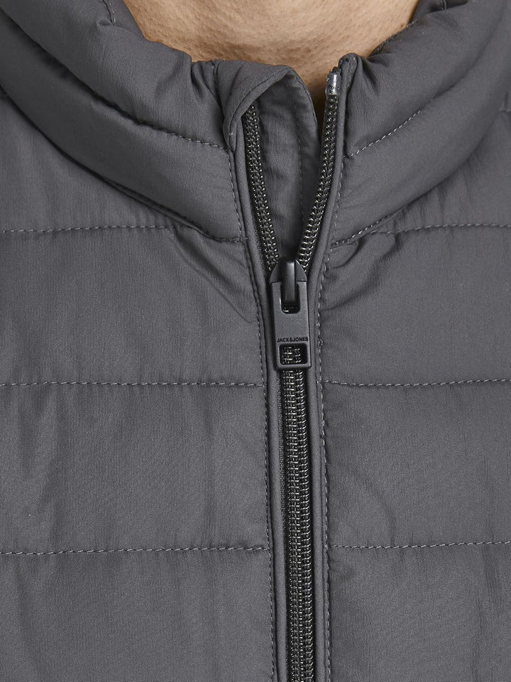 JACK & JONES Male Steppweste Steppweste, S Asphalt