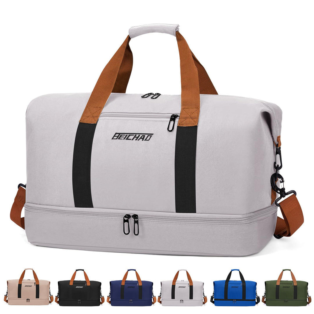 Sporttasche & Reisetasche für Damen und Herren - mit Schuhfach & Nassfach, Large Capacity Travel Bag