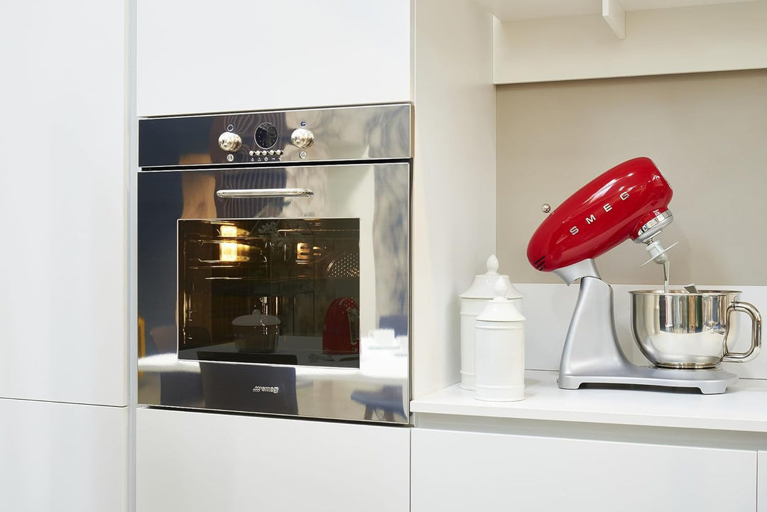 SMEG, SMF02RDEU Küchenmaschine, 10 Geschwindigkeitsstufen, Planetenrührwerk, Sicherheitsabschaltung,