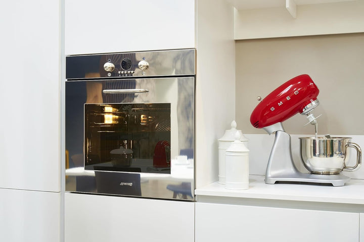 SMEG, SMF02RDEU Küchenmaschine, 10 Geschwindigkeitsstufen, Planetenrührwerk, Sicherheitsabschaltung,