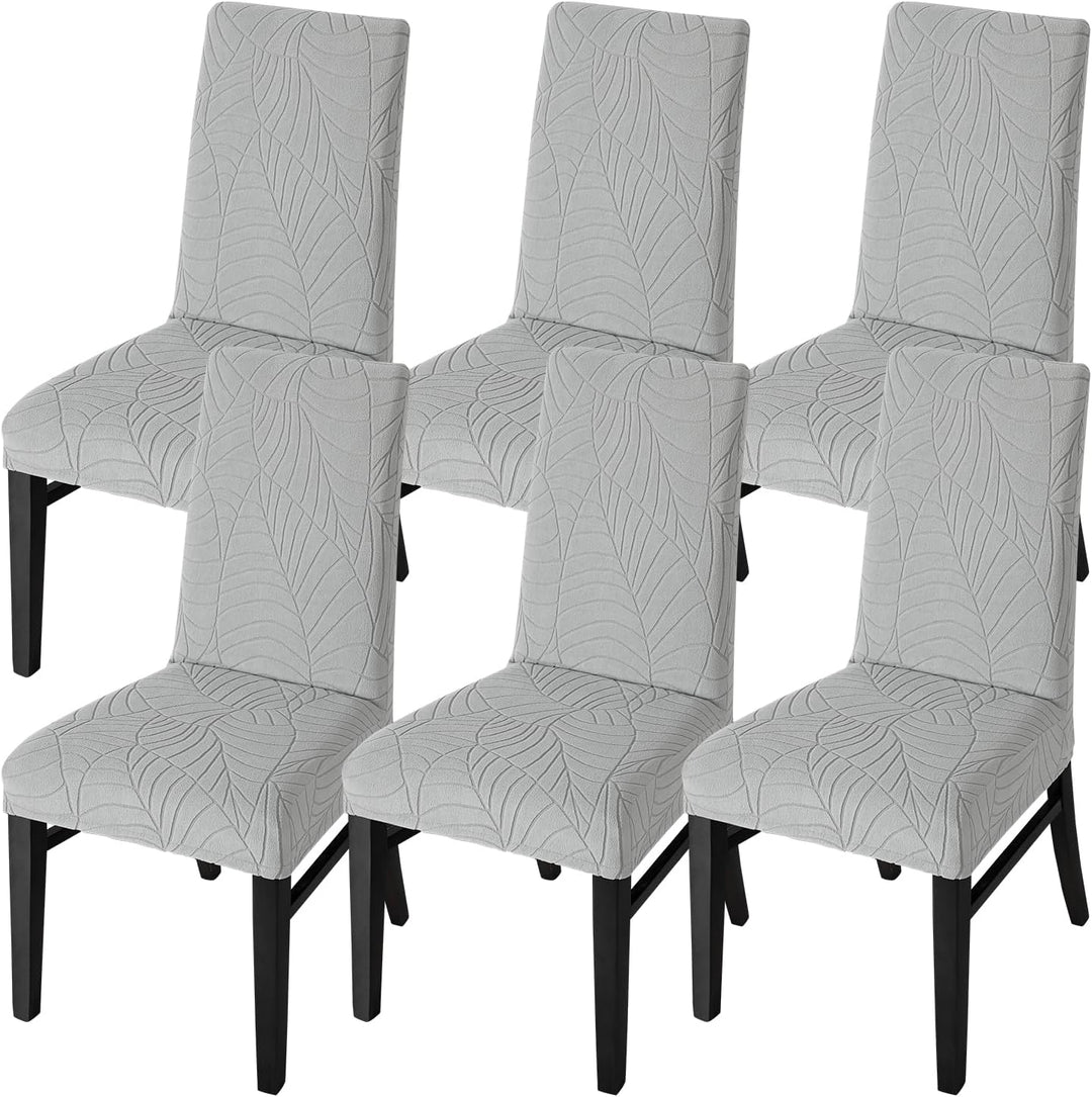 SHENGYIJING Stretch Set of 2 or 4 or 6 Waterproof Dining Chair Covers for Dining Room, Removable and