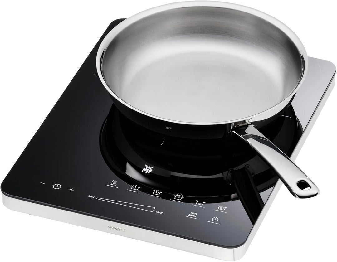 WMF Kult X Einzel- Induktionskochfeld, Kochplatte bis 28 cm, 1 Kochfeld, 8 Stufen, Topferkennung, To