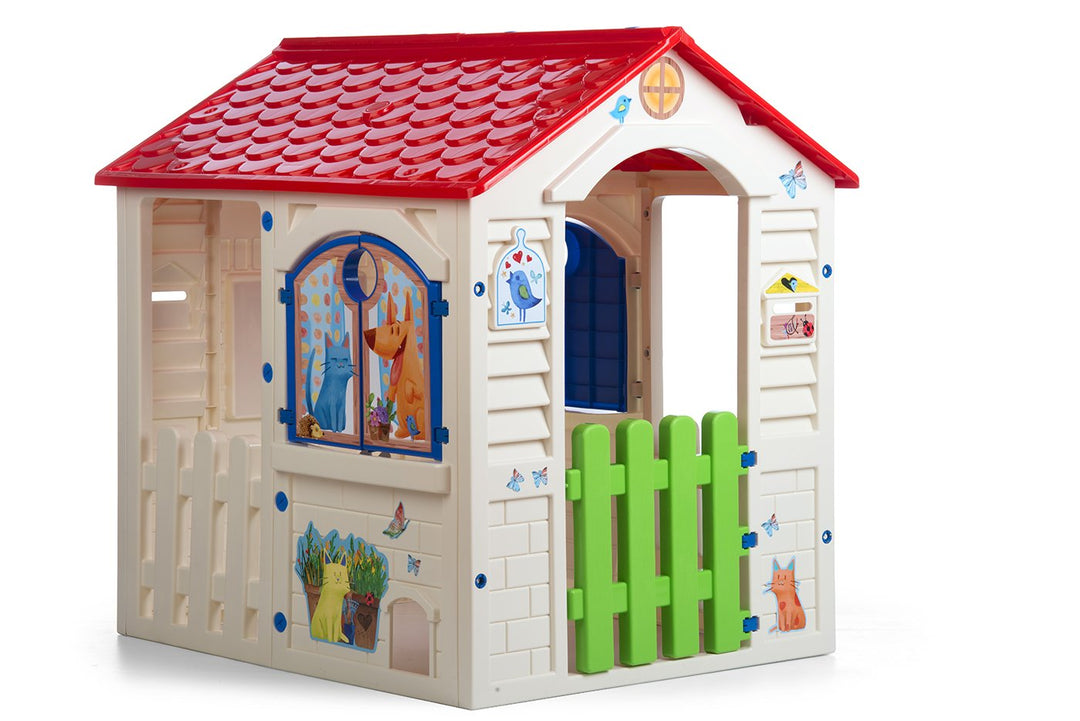 Chicos - Country Cottage | Spielhaus fur Kinder Outdoor | Robuster und langlebiger Kunststoff | Gart