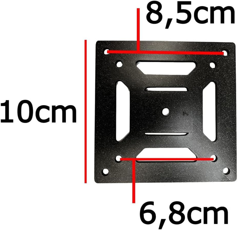 Mini Adapter Platte für Stativ 1/4 Zoll für Boxen Beamer Lautsprecher Montage Stative Auflage Ablage