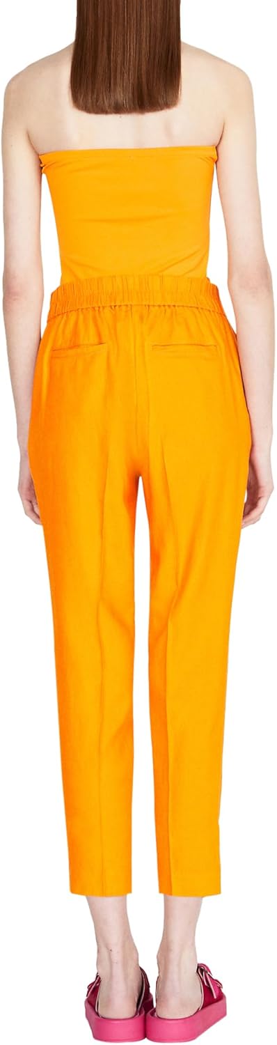 Sisley Womens Trousers 484QLF00S Pants, Orange 3Z9, 42