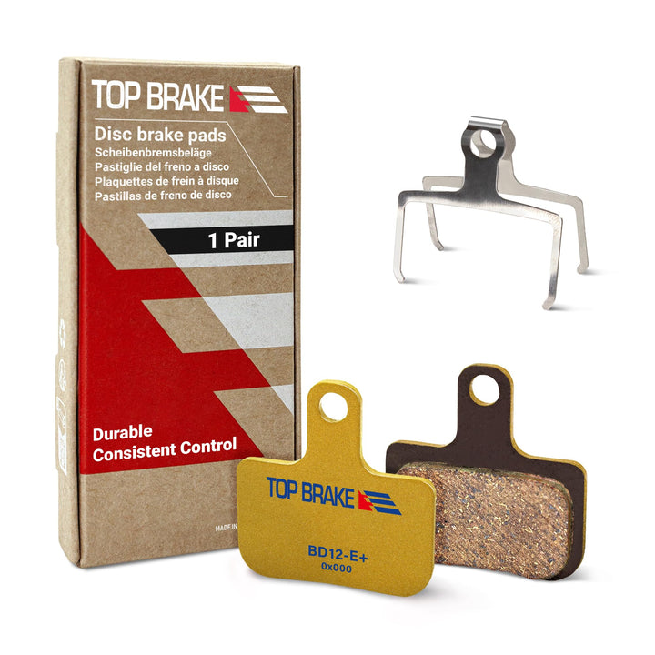Top Brake BD12-E+ Bremsbeläge für SRAM Level Ultimate/Red/AXS Force Road und XC MTB-Bremsensatz