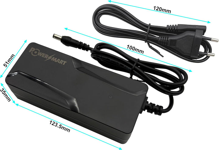 PowerSmart 36V 2A Ladegerät Ausgang 42V Ersatz für Leopard Prima I/Strada I and II/Vita City/Vita I