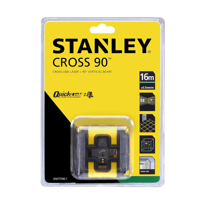 Stanley Kreuz- & Linienlaser Cross90 grün STHT77592-1 (grüne Diode, horizontale & vertikale Linie pl