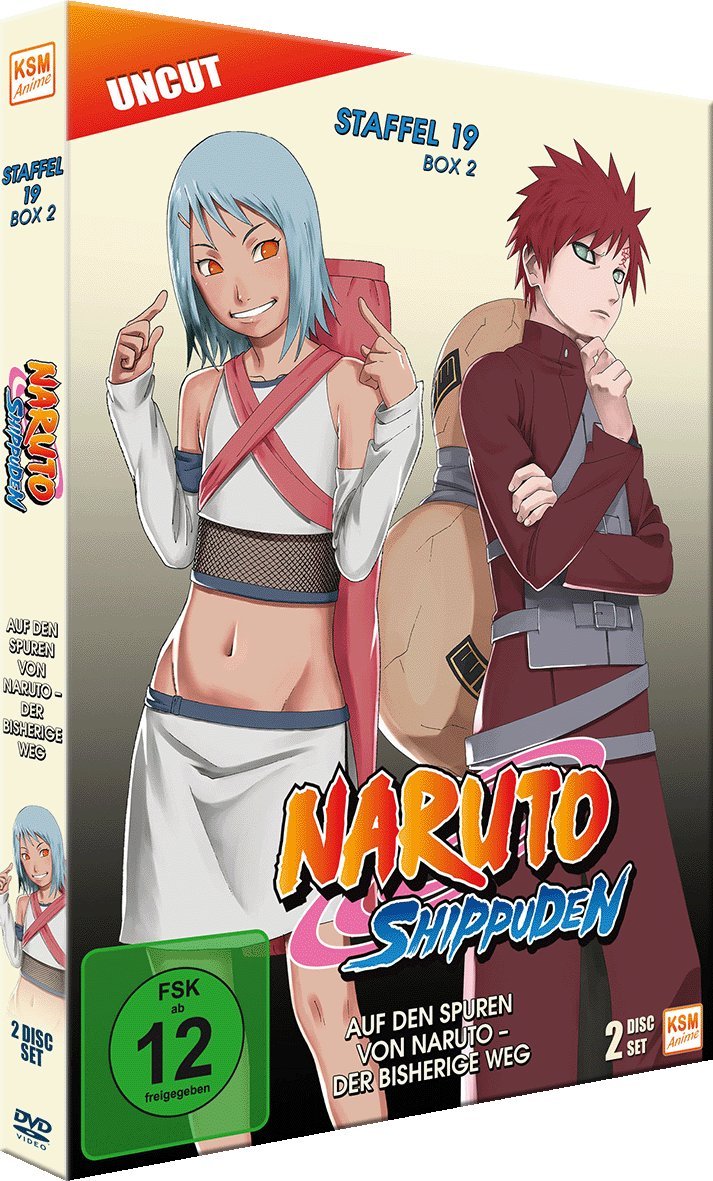 Naruto Shippuden - Staffel 19 - Box 2 - Auf den Spuren von Naruto (Folgen 624-633) [2 DVDs], DVD