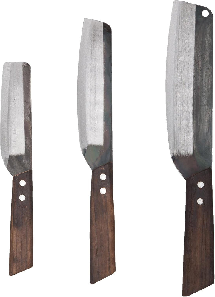 AUTHENTIC BLADES THANG - asiatisches Küchenmesser - Klingenlänge 20cm - Kohlenstoffstahl - tradition