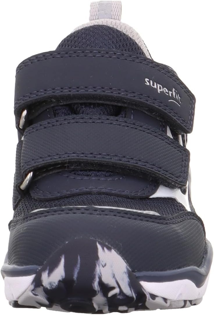 Superfit Jungen Sport5 Sneaker 21 EU Blau Hellgrau 8010, 21 EU Blau Hellgrau 8010