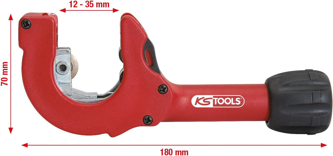 KS Tools 104.5060 Ratschen-Rohrabschneider, 12-35mm