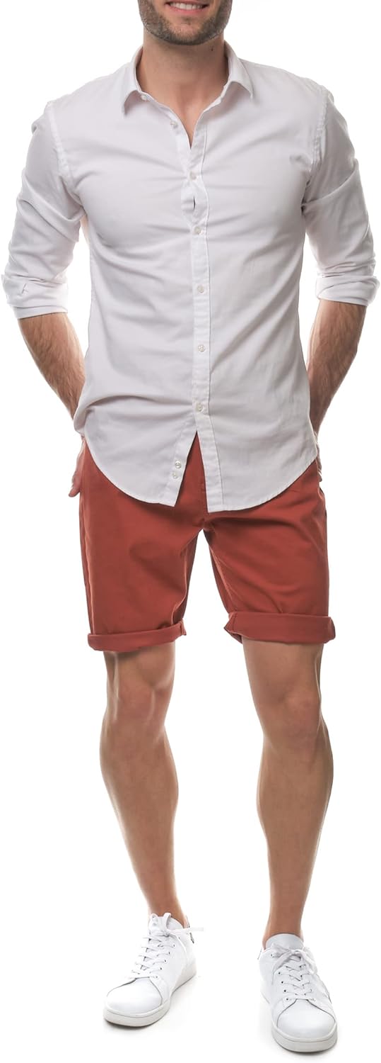 HopenLife Herren TEMARI Brique 38 Bermudas