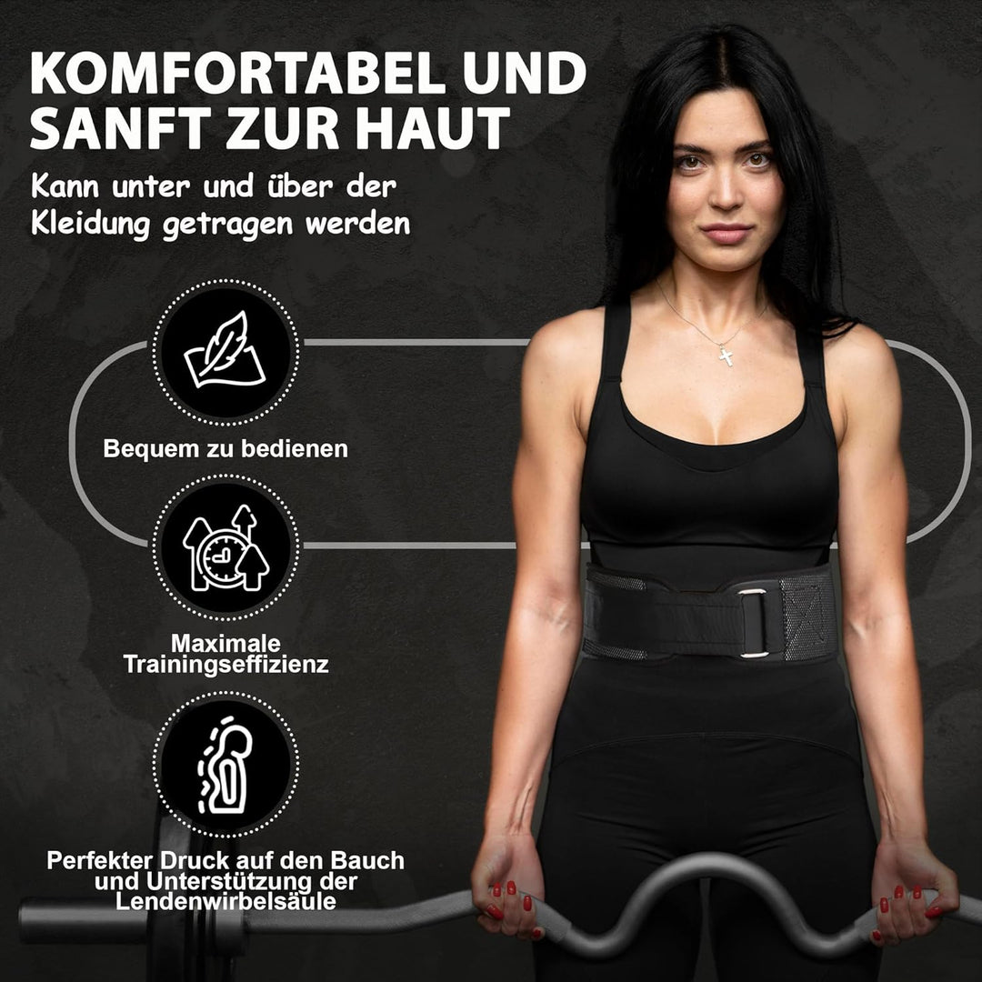 DIBAR Gewichthebergürtel Männer-Damen,Fitness,Gewichtheben,Kreuzheben,Kniebeugen,Crossfit,Intensives