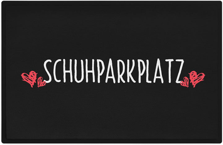 Trendation - Schuhparkplatz Lustige Fussmatte Geschenk Fussmatte mit Spruch Innen und Aussenbereich
