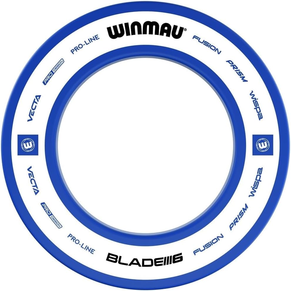 WINMAU Dartboard Surround Ring Xtreme/Outshot/MvG - extra starker Schutzring & Wandprotektor für Dar