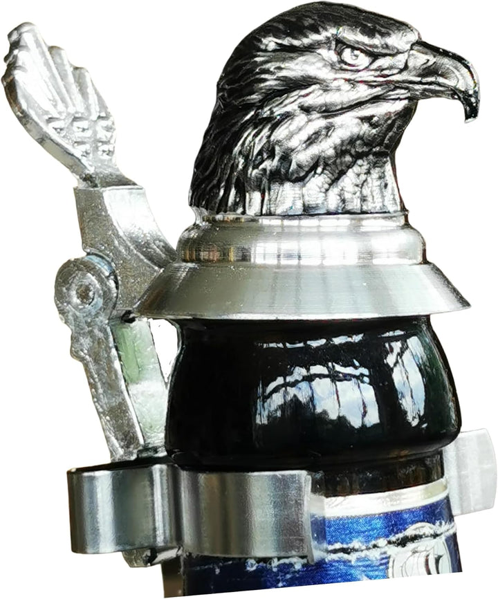 Flaschendeckel Zinn, Bierflasche Zinn Deckel, Bierflaschendeckel, Adler, Adlerkopf, Eagle