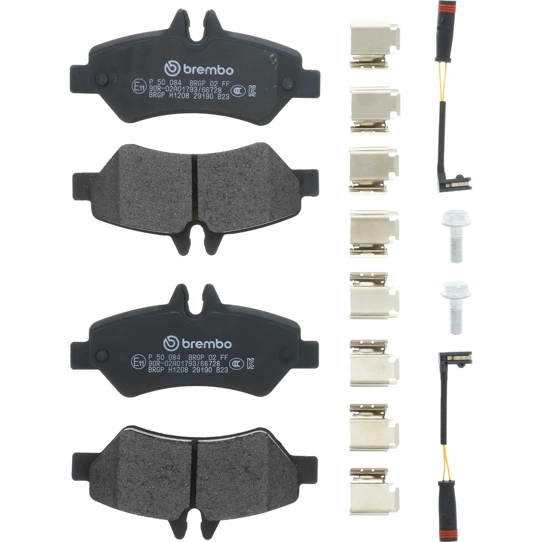 Brembo P 50 084 Bremsbelagsatz, Scheibenbremse - (4-teilig)