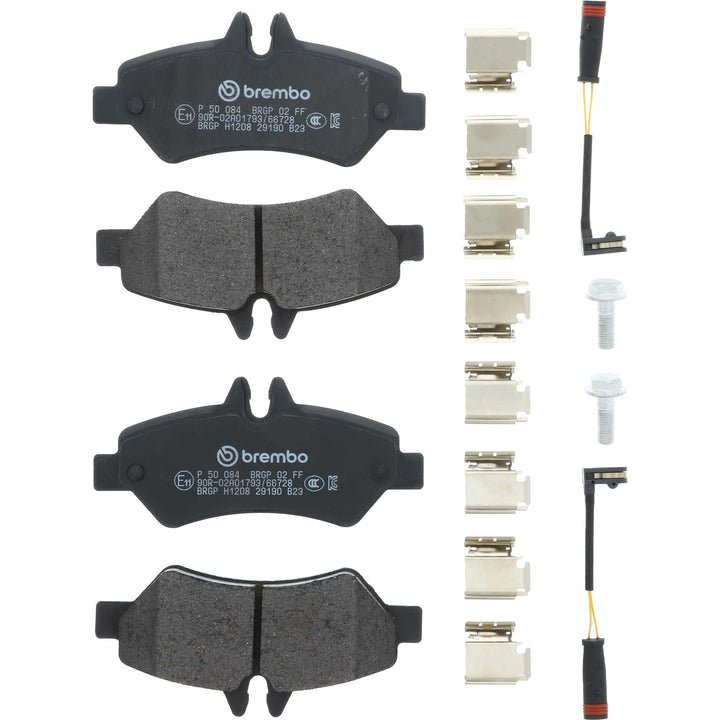 Brembo P 50 084 Bremsbelagsatz, Scheibenbremse - (4-teilig)