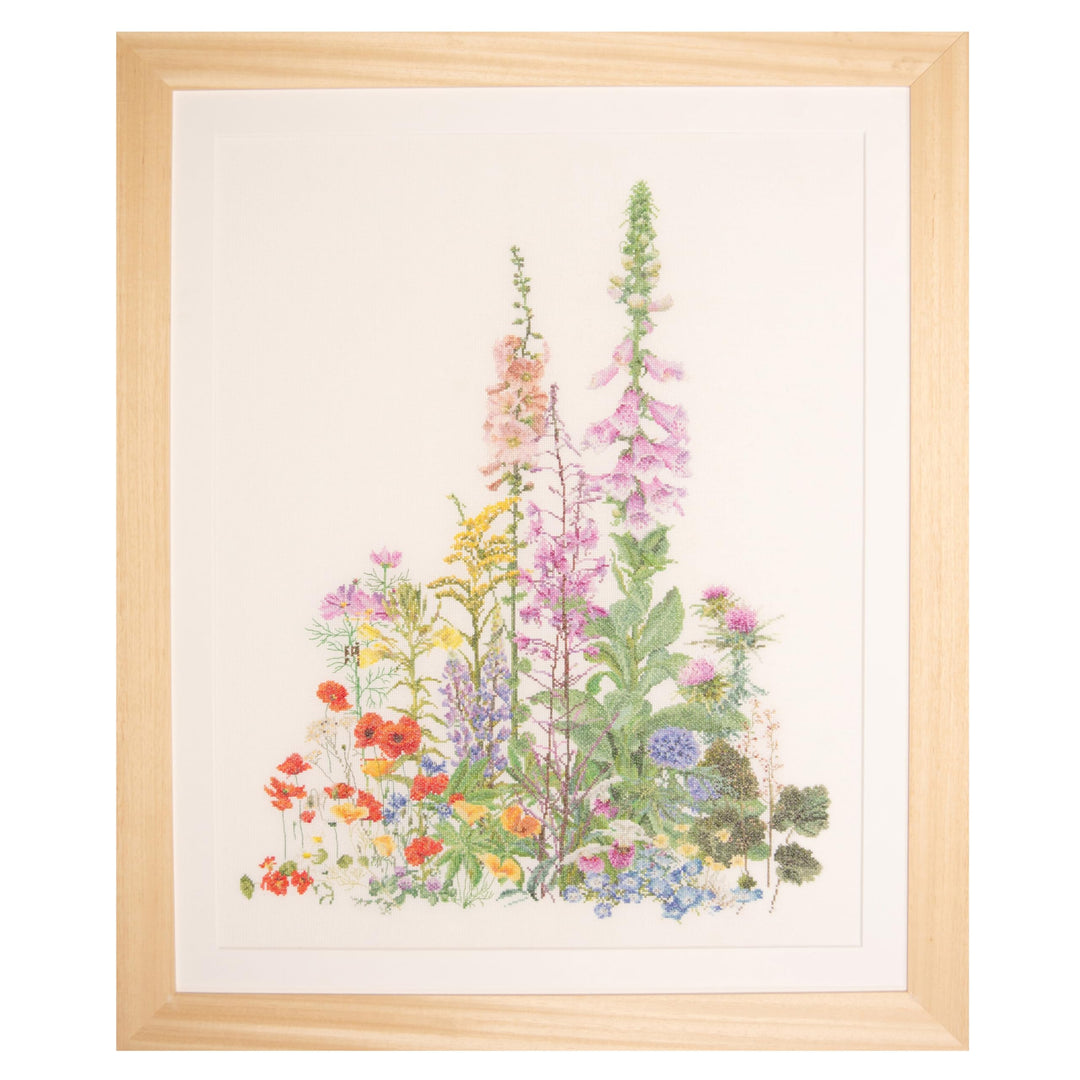 Thea Gouverneur - Kreuzstich-Set - Amerikanisce Wildblumen - Aida - 16 Count - Für Erwachsene - 554A