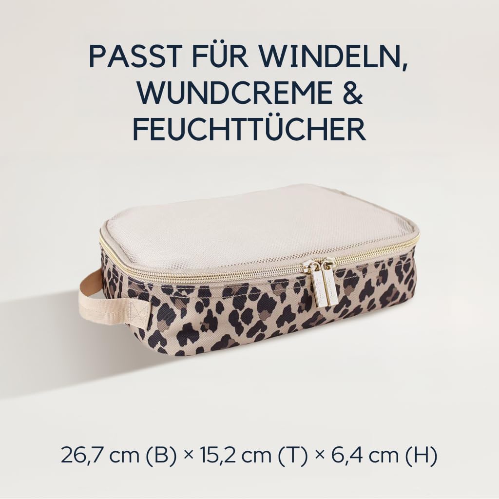 Itzy Ritzy Packing Cubes - Set of 3 Packing Cubes or Travel Organizers; Each Cube Features A Mesh To