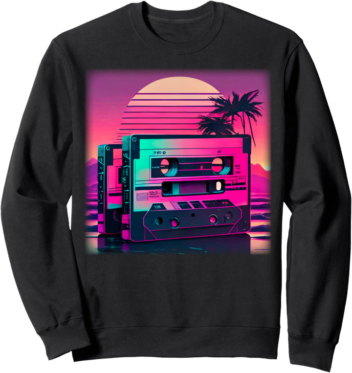 Kassetten Vaporwave - Retrowave Synthwave - Retro Vintage Sweatshirt