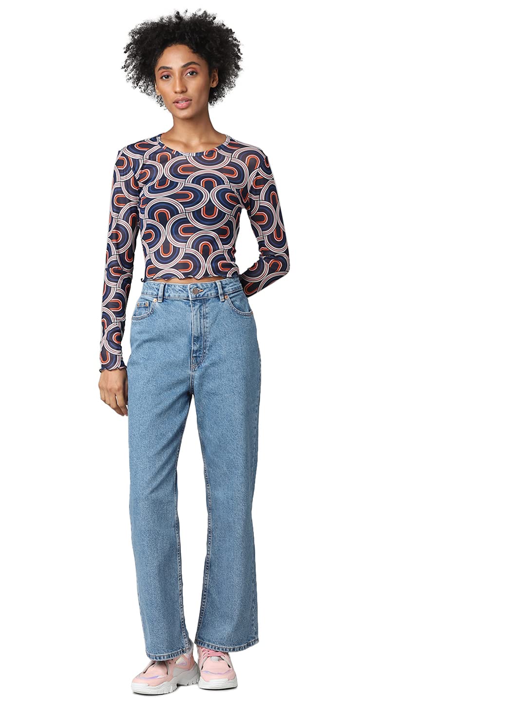Only Damen Jeans 15235595 25W / 32L Medium Blue Denim, 25W / 32L Medium Blue Denim