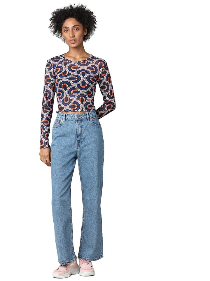 ONLY Damen Jeans 15235595 26W / 32L Medium Blue Denim, 26W / 32L Medium Blue Denim