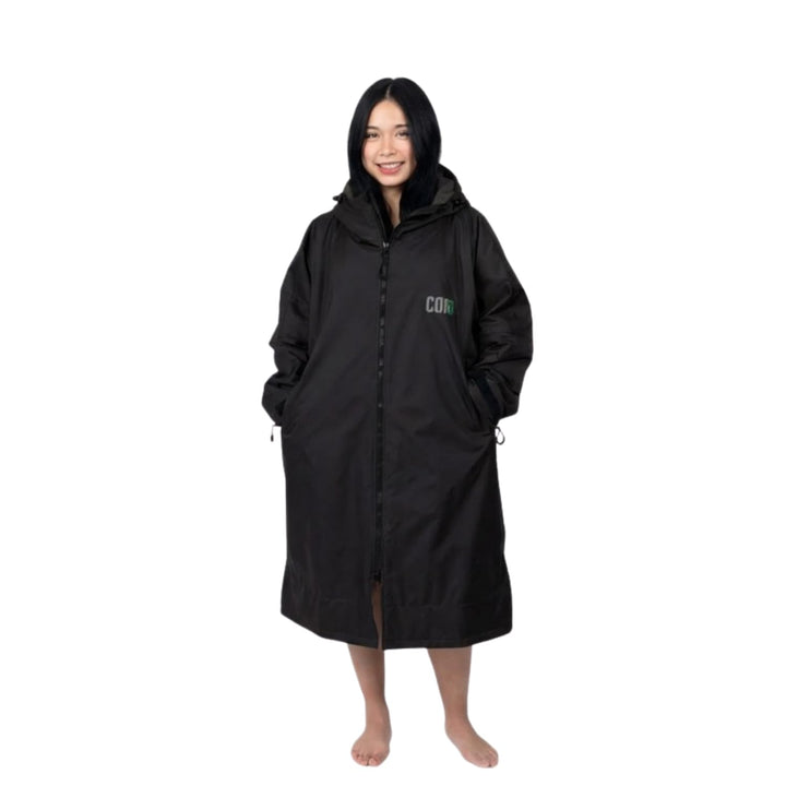 COR Surf Schwimm-Parka, schwere, warme Surfjacke für Herren, Damen, grosse Kinder, wasserabweisendes
