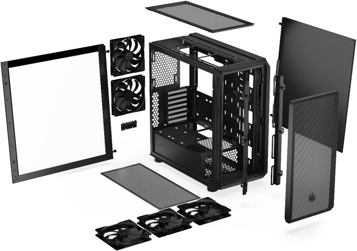 ENDORFY Arx 700 Air Full Tower Noir 5x140mm Fans included, 5x140mm Fans included