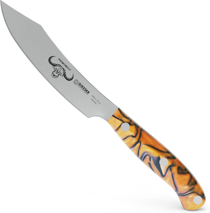 Giesser seit 1776 - Made in Germany - Spickmesser 10 cm Spicy Orange, PremiumCut Office No 1, Office