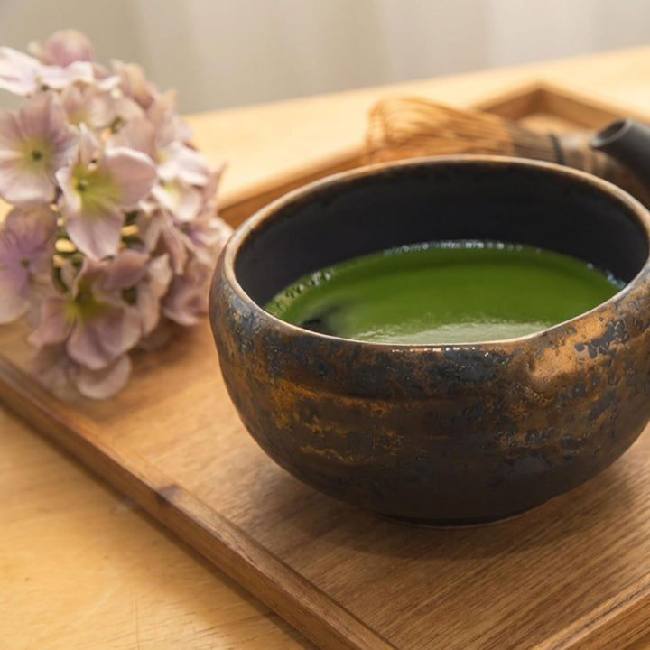 Asayu Japan Matcha-Schale, handgefertigter japanischer Keramik-Chawan aus Gifu, 600 ml, spülmaschine