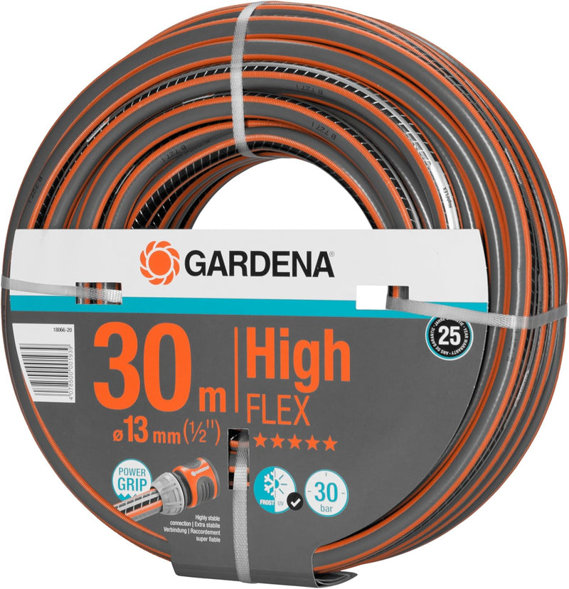 Gardena Comfort HighFLEX Schlauch 13 mm (1/2 Zoll), 30 m: Gartenschlauch mit Power-Grip-Profil, 30 b