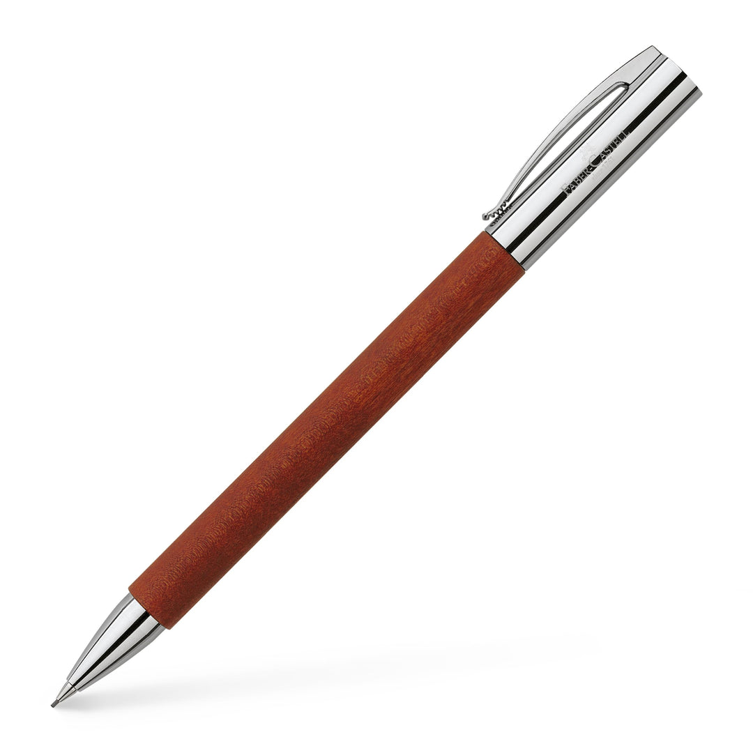 Faber-Castell 138131 - Drehbleistift AMBITION Birnbaum, Minenstärke: 0,7 mm, inklusive Geschenkverpa