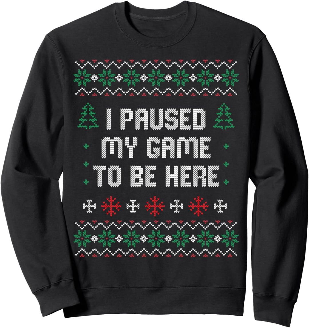 Ugly Christmas Sweater Zocker Zocken Gaming Gamer Geschenk Sweatshirt