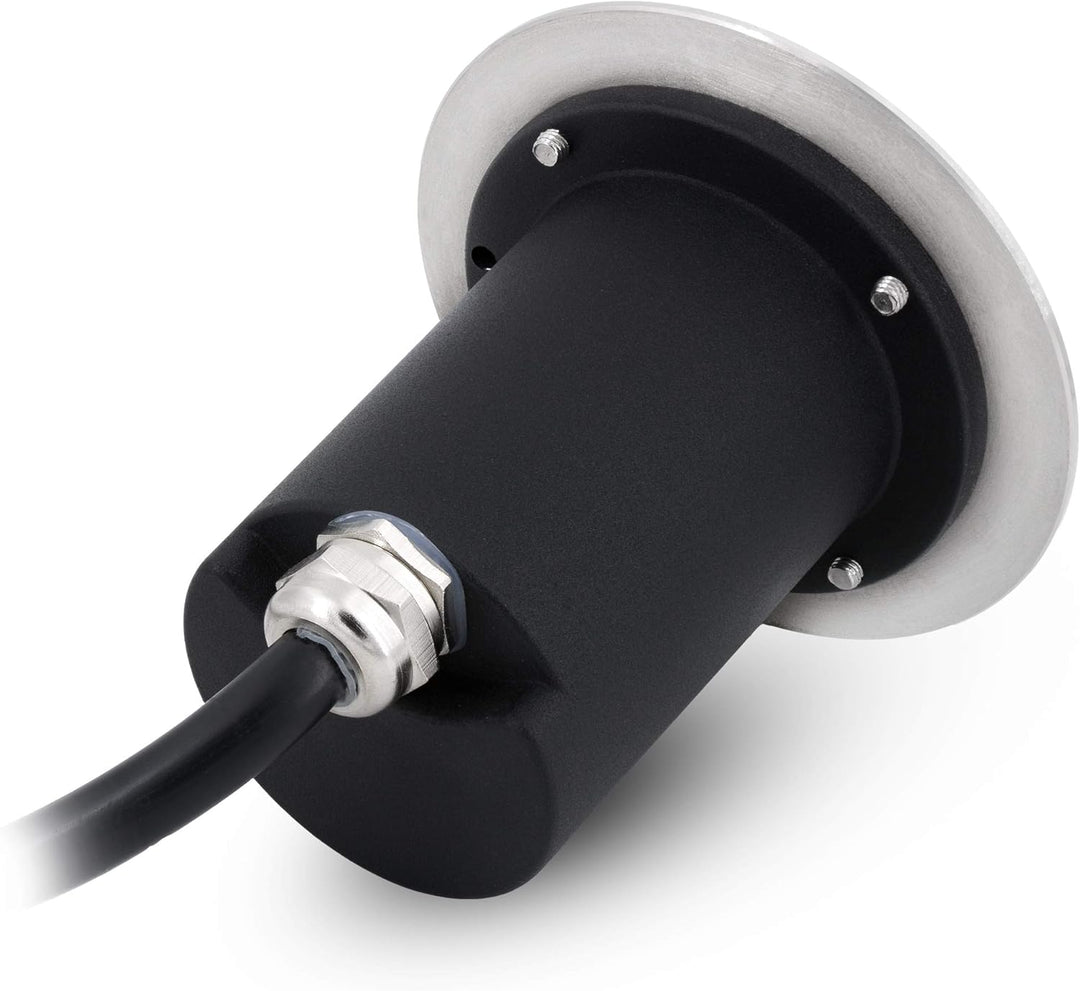 SSC-LUXon BORU LED Bodeneinbaustrahler rund IP67 für Aussen - inkl. LED GU10 warmweiss 2W - Gartenbe
