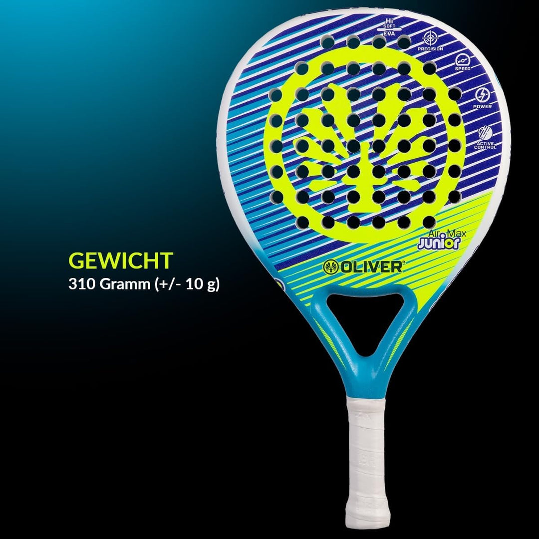 Oliver Padel Schläger Air Max Junior für Kinder & Junioren - FRP - Eva Soft - Padel Tennis Anfänger