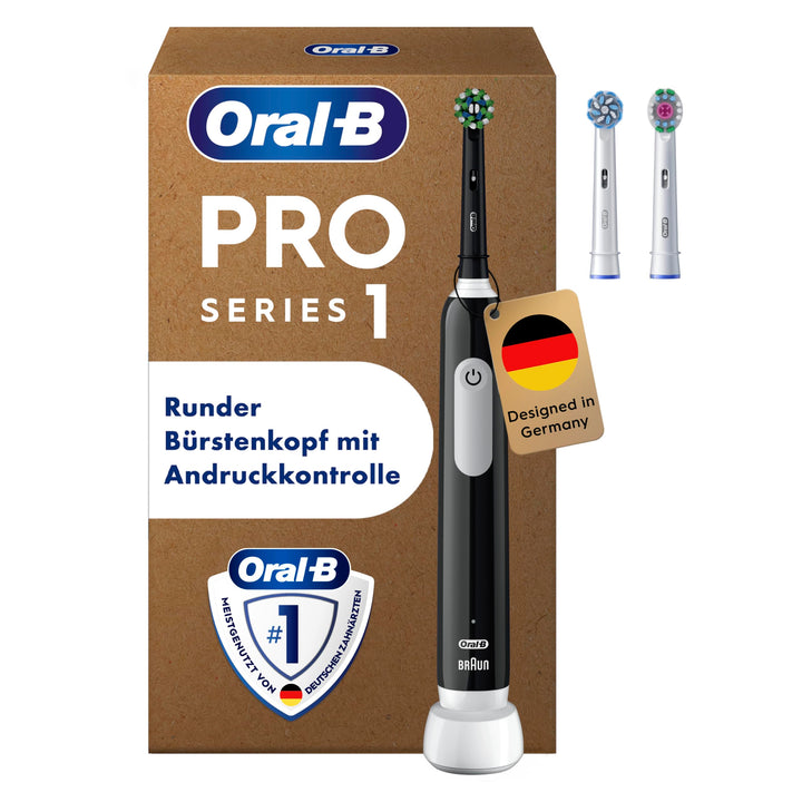 Oral-B Pro Series 1 Plus Edition Elektrische Zahnbürste/Electric Toothbrush, PLUS 3 Aufsteckbürsten,