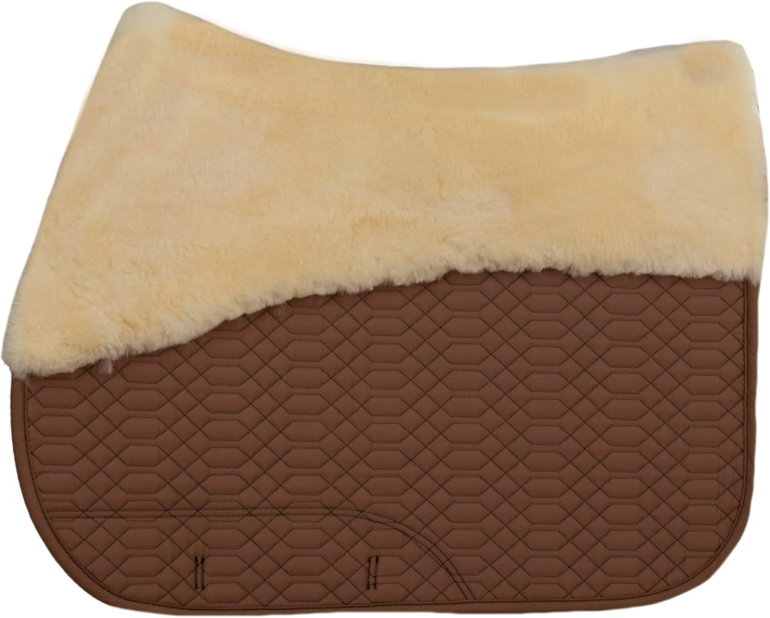 Engel Reitsport Lammfell Schabracke Half Lined SCHABRA1-VSS-CAM-MED Steppstoff Camel Fell med. Viels
