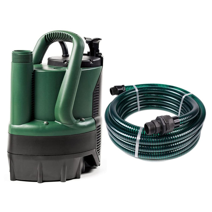 DAB Verty Nova 200 M-A + Schlauch 7 m - Flachsauger-Tauchpumpe - 7.600 L/Std. - 300W - Förderhöhe 7