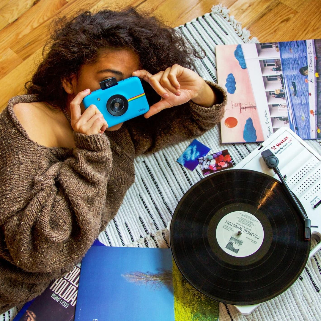 Polaroid Digitale Instant Snap Kamera mit Zink Zero Ink Technologie, Blau Blau Snap Kamera, Blau Sna