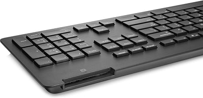 HP Smartcard-Tastatur Englisches Layout, Schwarz