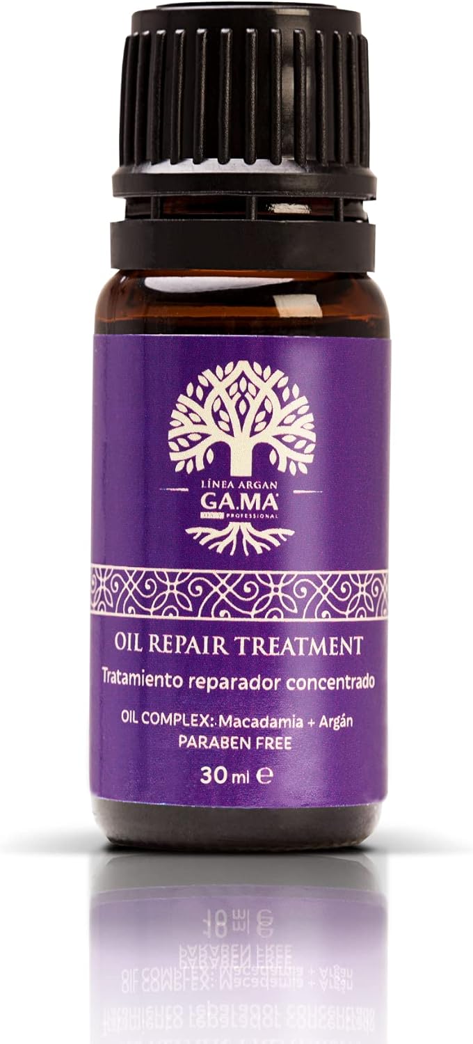 Gama Italy Professional Elegance Argan, Haarglätter mit Arganöl, 150° - 230°C, Weiss