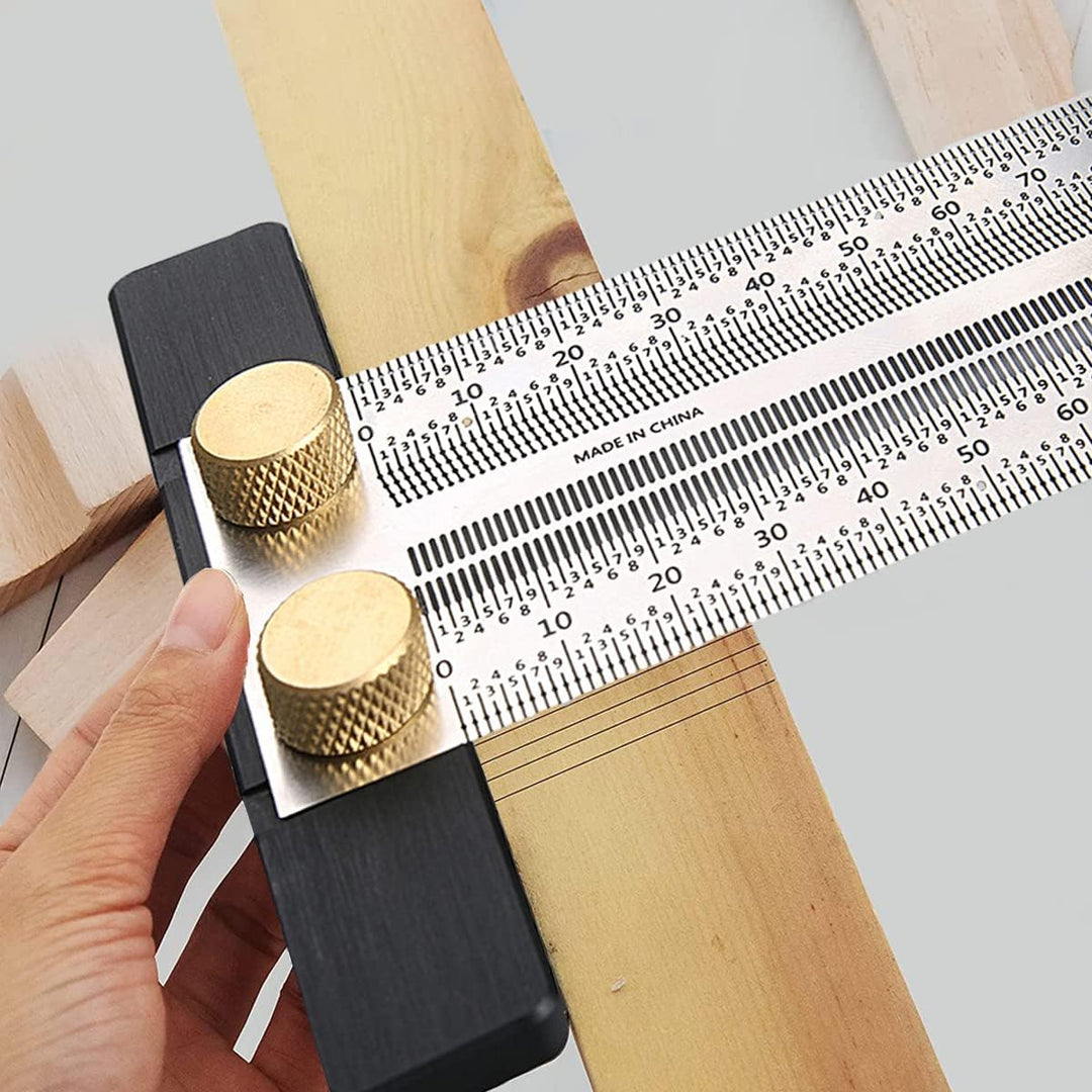 Ultra präzise Markierung T-Regel Edelstahl Markierung Lineal, T Quadrat High Precision Holzbearbeitu
