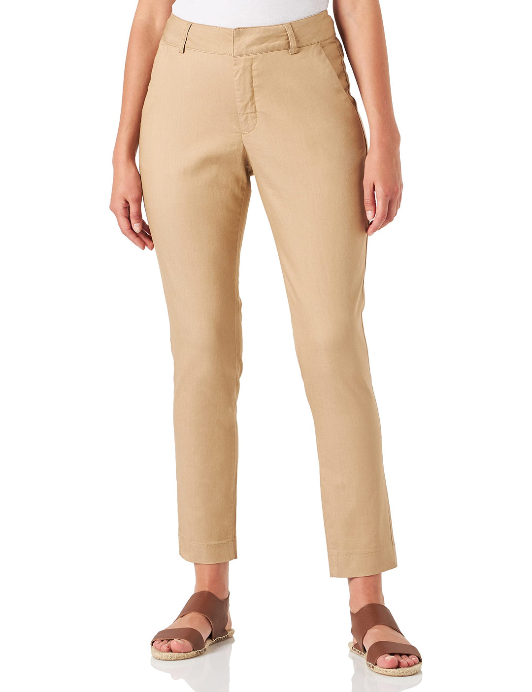 KAFFE Casual Hose Kalea Damen Chino Hose Elegant Klassische Stoffhose 34 Classic Sand, 34 Classic Sa